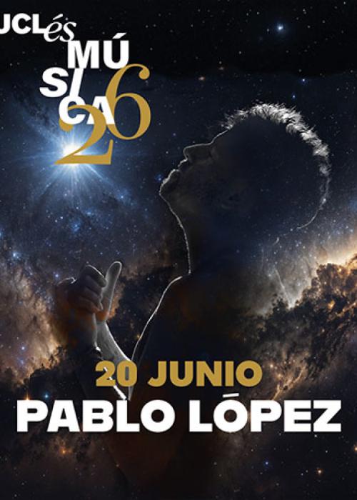 Cartel de Concierto de Pablo López en Uclés - Cuenca