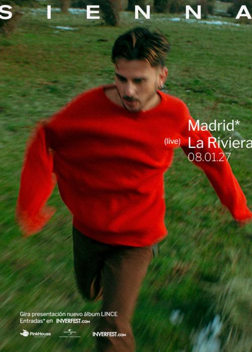 Cartel de Concierto de Sienna en Madrid