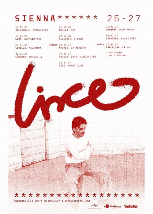 Cartel de Concierto de Sienna en Granada