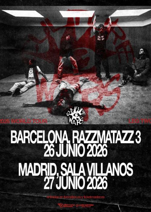 Cartel de Concierto de Culture Wars en Barcelona
