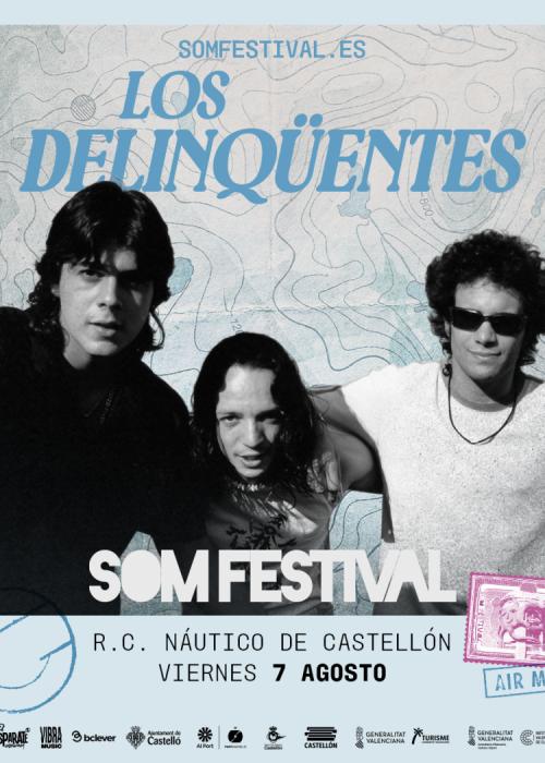 Cartel de Concierto de Los Delinqüentes en Castellón