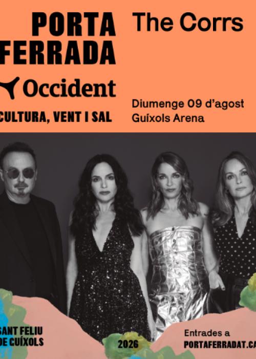 Cartel de Concierto de The Corrs en Sant Feliu de Guíxols