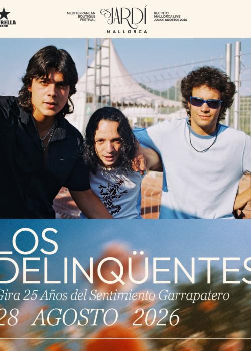 Cartel de Concierto de Los Delinqüentes en Palma de Mallorca