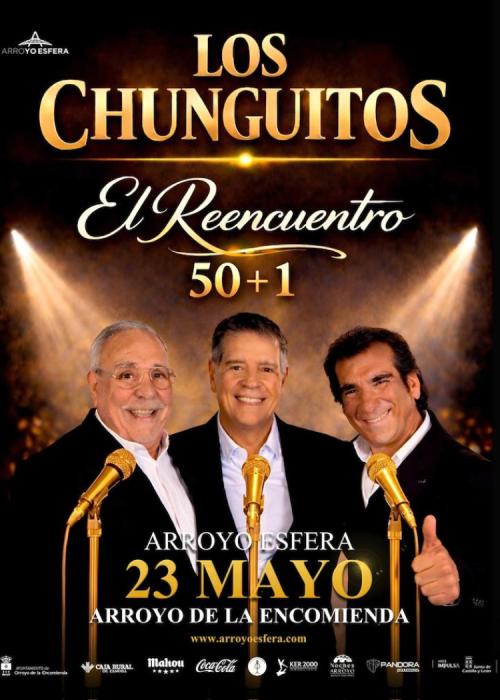 Cartel de Concierto de Los Chunguitos en Valladolid