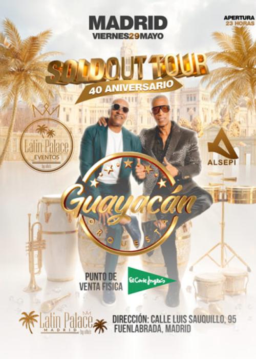 Cartel de Concierto de la Orquesta Guayacán en Madrid