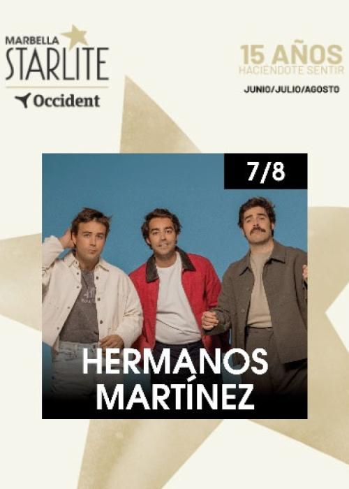 Cartel de Concierto de Hermanos Martínez en Marbella