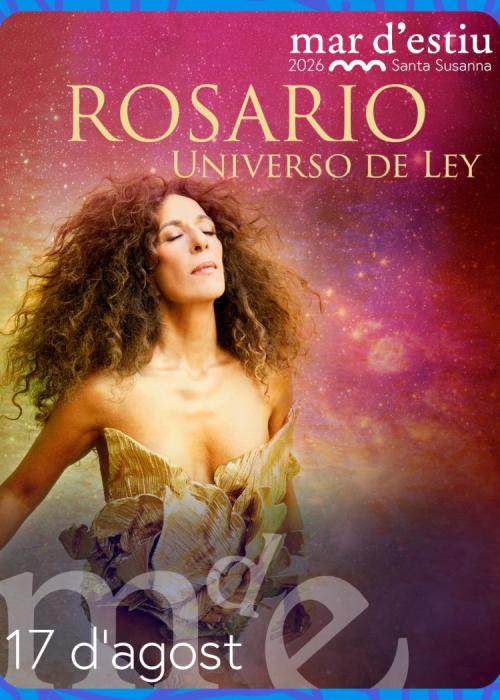 Cartel de Concierto de Rosario en Santa Susanna