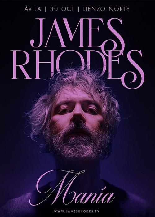 Cartel de Concierto de James Rhodes en Ávila