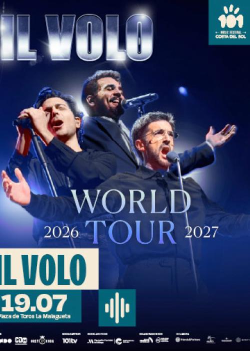 Cartel de Concierto de Il Volo en Málaga