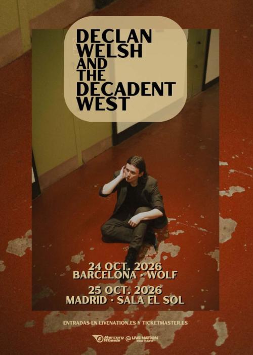 Cartel de Declan Welsh and the Decadent West en Barcelona
