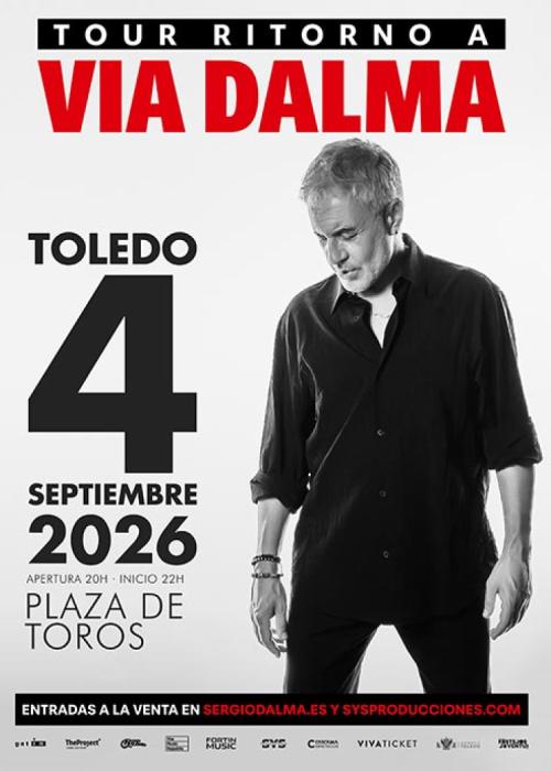 Cartel de Concierto de Sergio Dalma en Toledo