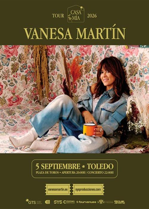 Cartel de Concierto de Vanesa Martín en Toledo