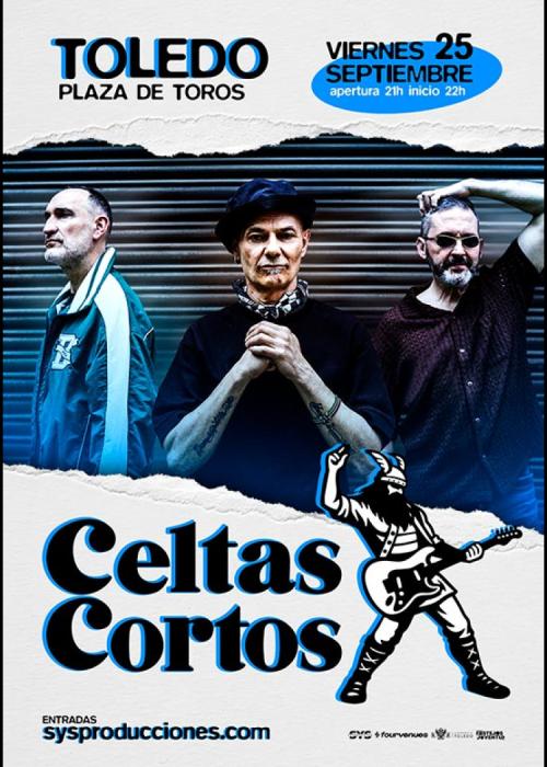 Cartel de Concierto de Celtas Cortos en Toledo