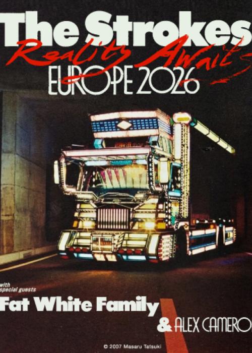 Cartel de Concierto de The Strokes en Barcelona