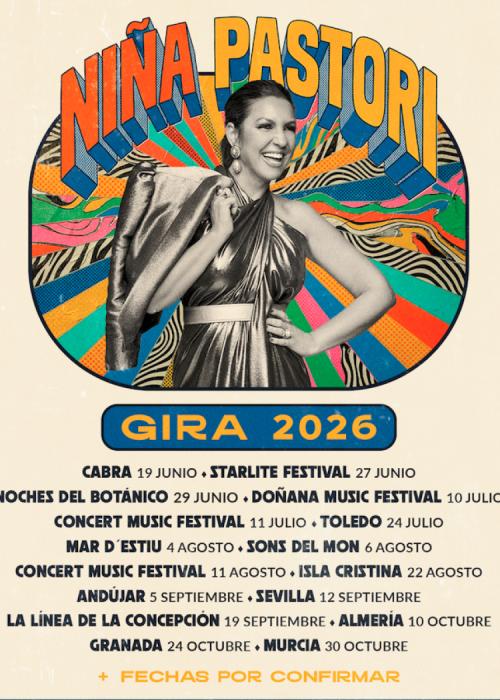 Cartel de Concierto de Niña Pastori en Andújar