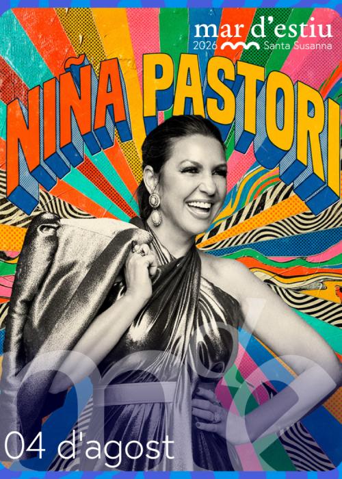 Cartel de Concierto de Niña Pastori en Santa Susanna