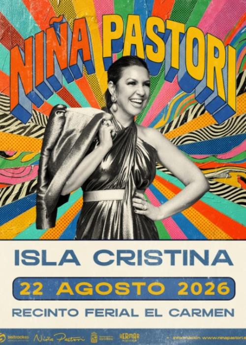 Cartel de Concierto de Niña Pastori en Isla Cristina - Huelva