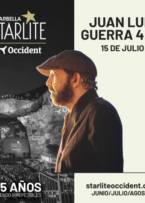 Cartel de Concierto de Juan Luis Guerra en Marbella