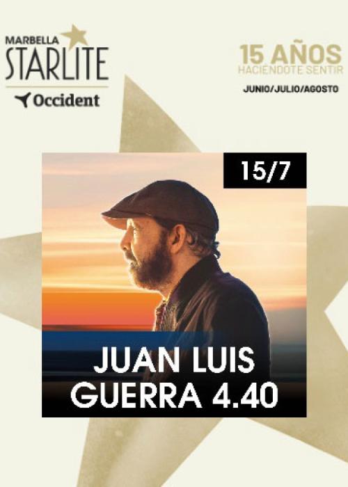 Cartel de Concierto de Juan Luis Guerra en Marbella