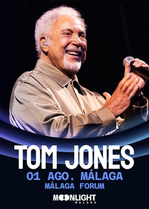 Cartel de Concierto de Tom Jones en Málaga
