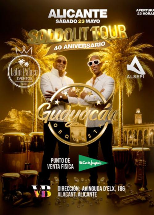 Cartel de Concierto de la Orquesta Guayacán en Alicante