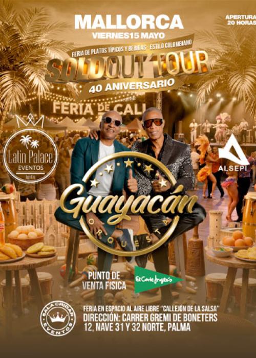 Cartel de Concierto de la Orquesta Guayacán en Palma de Mallorca