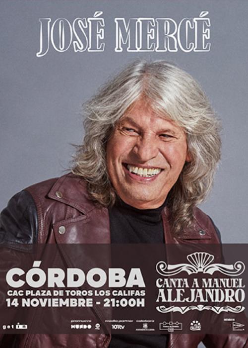 Cartel de Concierto de José Mercé en Córdoba