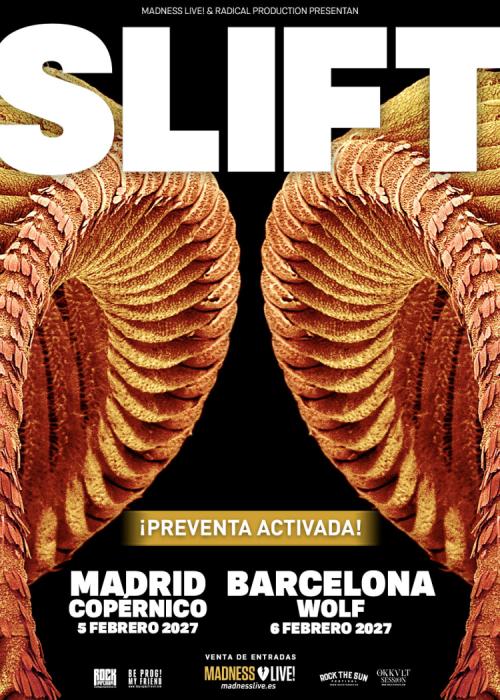 Cartel de Concierto de Slift en Barcelona