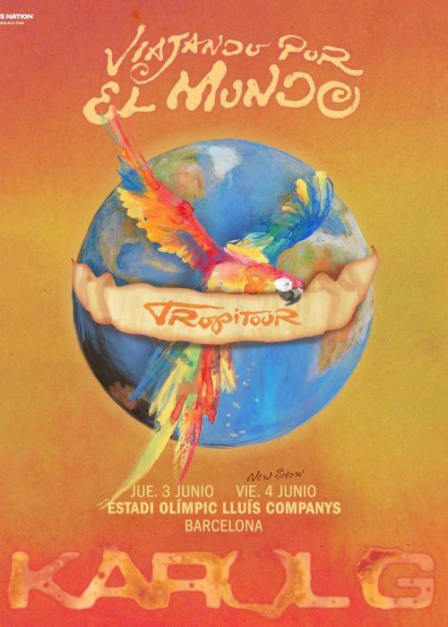 Cartel de Concierto de Karol G en Barcelona