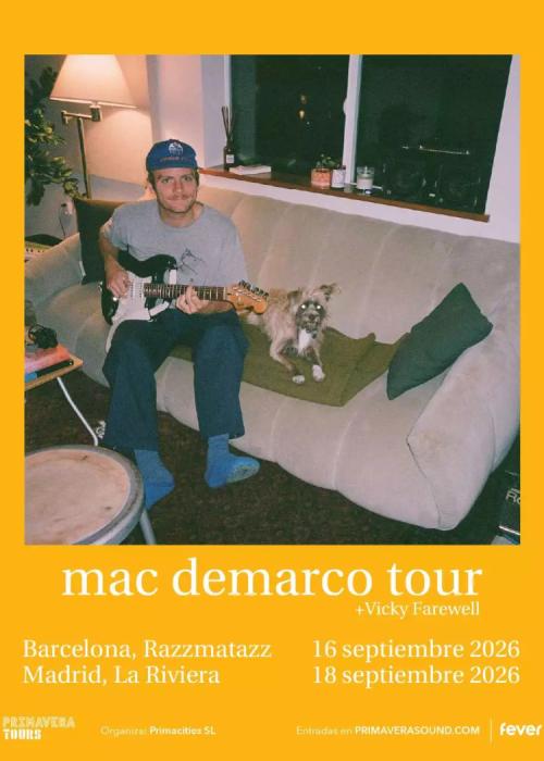 Cartel de Concierto de Mac DeMarco en Barcelona