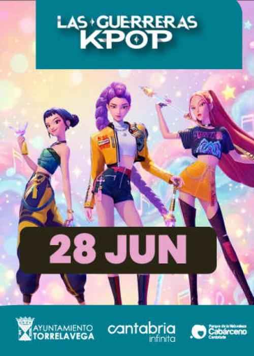 Cartel de Concierto de Las Guerreras K-Pop en Torrelavega