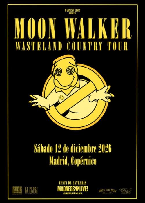 Cartel de Concierto de Moon Walker en Madrid