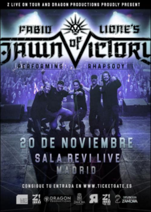 Cartel de Concierto de Fabio Lione en Madrid