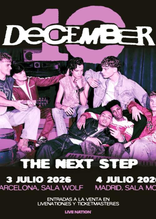 Cartel de Concierto de December 10 en Barcelona