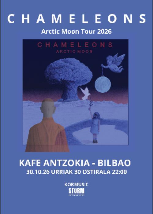 Cartel de Concierto de The Chameleons en Bilbao