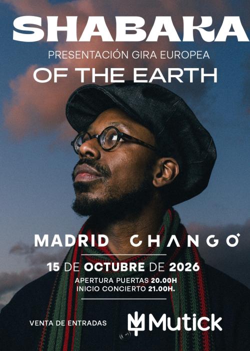 Cartel de Concierto de Shabaka en Madrid