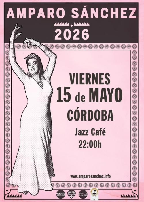 Cartel de Concierto de Amparo Sánchez en Córdoba