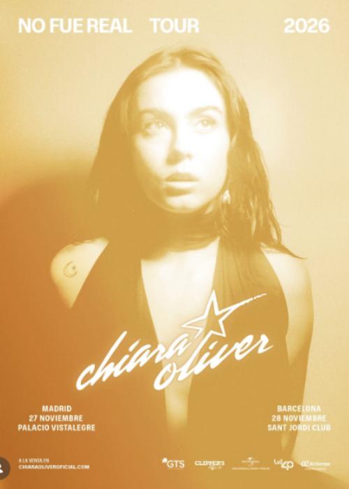 Cartel de Concierto de Chiara Oliver en Barcelona
