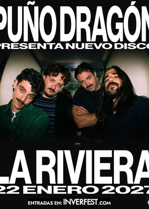 Cartel de Concierto de Puño Dragón en Madrid