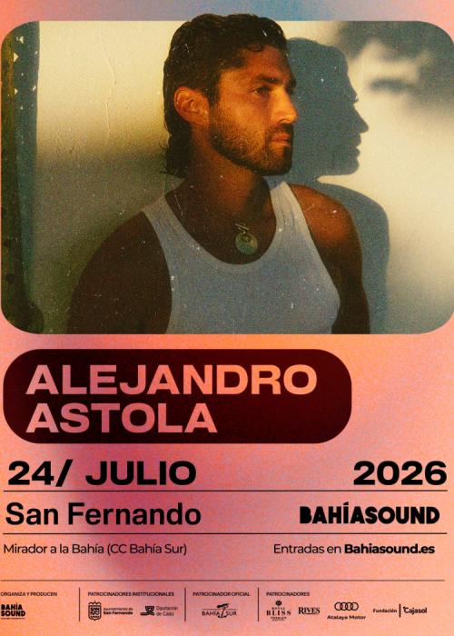 Cartel de Concierto de Alejandro Astola en San Fernando