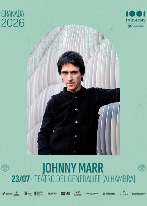 Cartel de Concierto de Johnny Marr en Granada