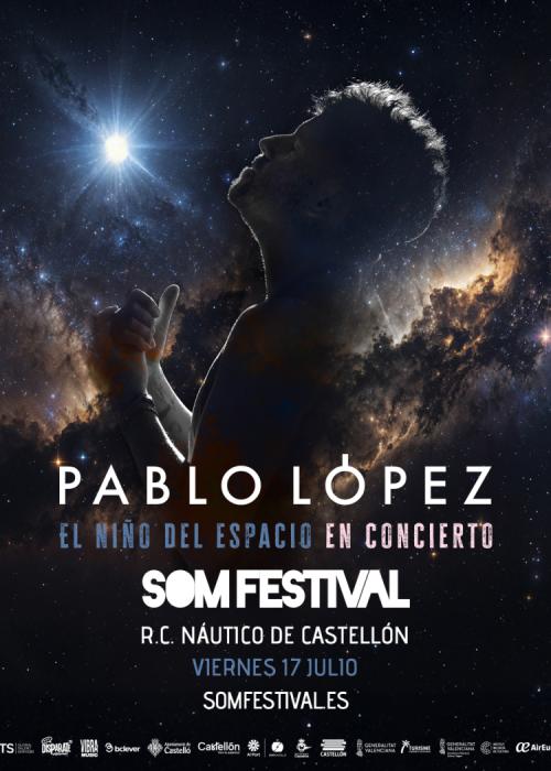 Cartel de Concierto de Pablo López en Castellón