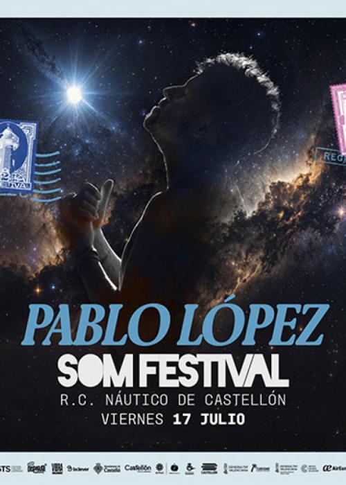 Cartel de Concierto de Pablo López en Castellón