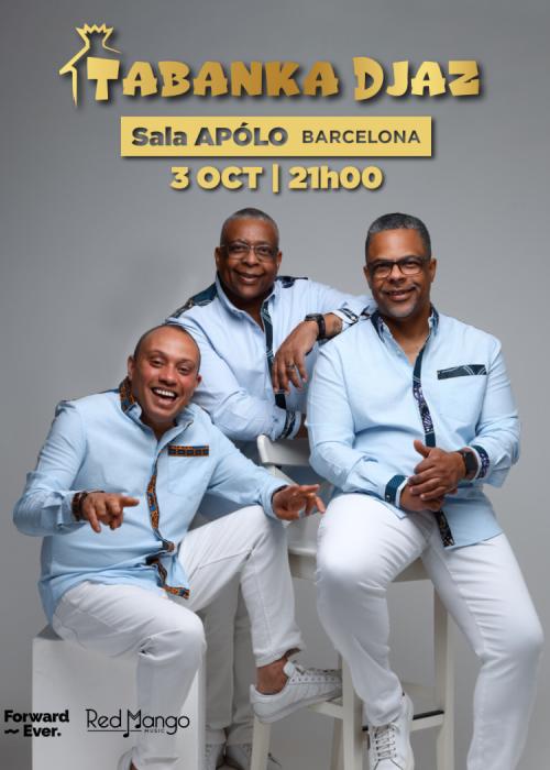 Cartel de Concierto de Tabanka Djaz en Barcelona