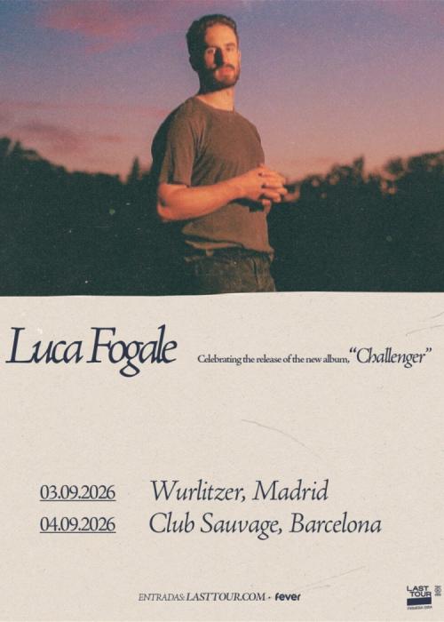 Cartel de Concierto de Luca Fogale en Madrid