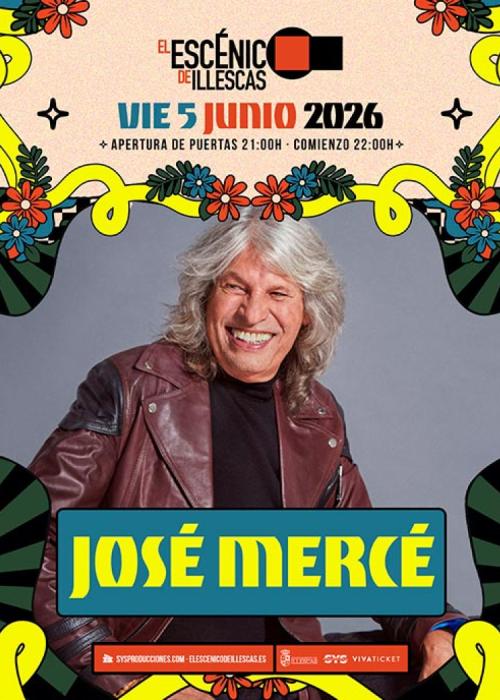 Cartel de Concierto de José Mercé en Illescas - Toledo