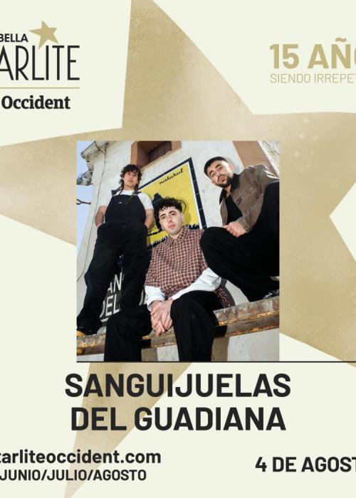 Cartel de Concierto de Sanguijuelas del Guadiana en Marbella