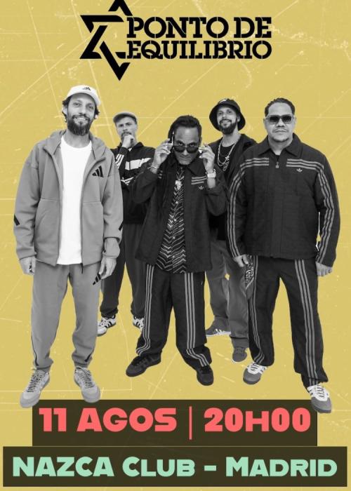 Cartel de Concierto de Ponto de Equilibrio en Madrid