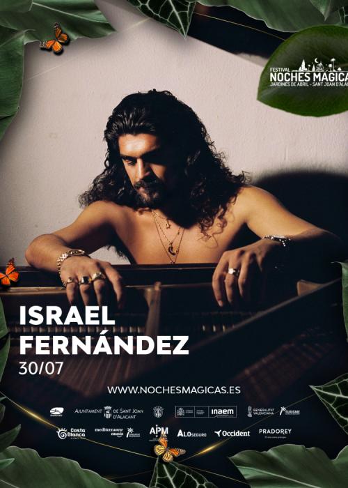 Cartel de Concierto de Israel Fernández en Alicante