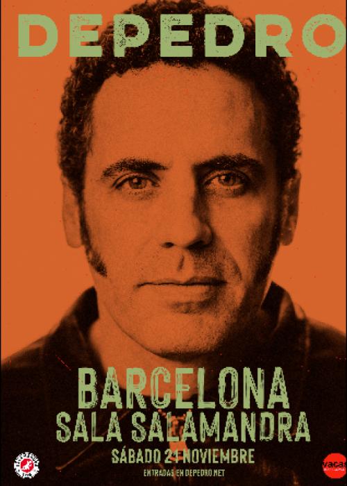 Cartel de Concierto de Depedro en Barcelona